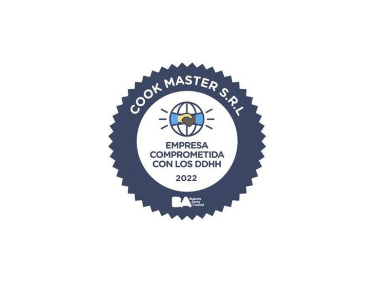 Cook Master obtuvo una certificación especial del Gobierno de la Ciudad de Buenos Aires